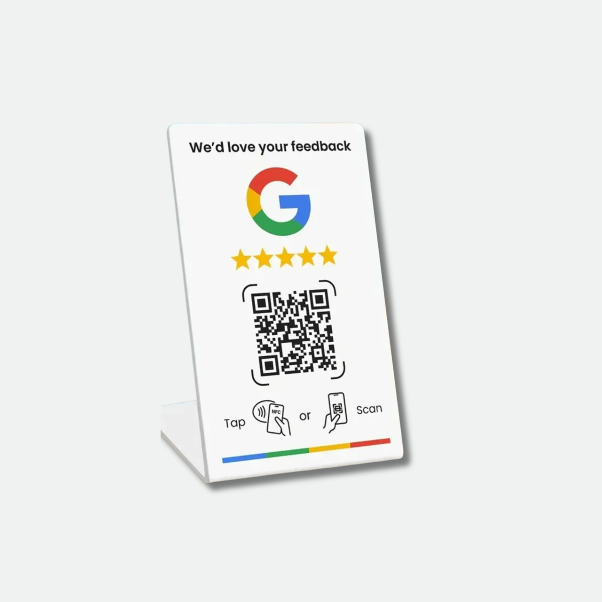 מעמד NFC לביקורות גוגל | RateMe