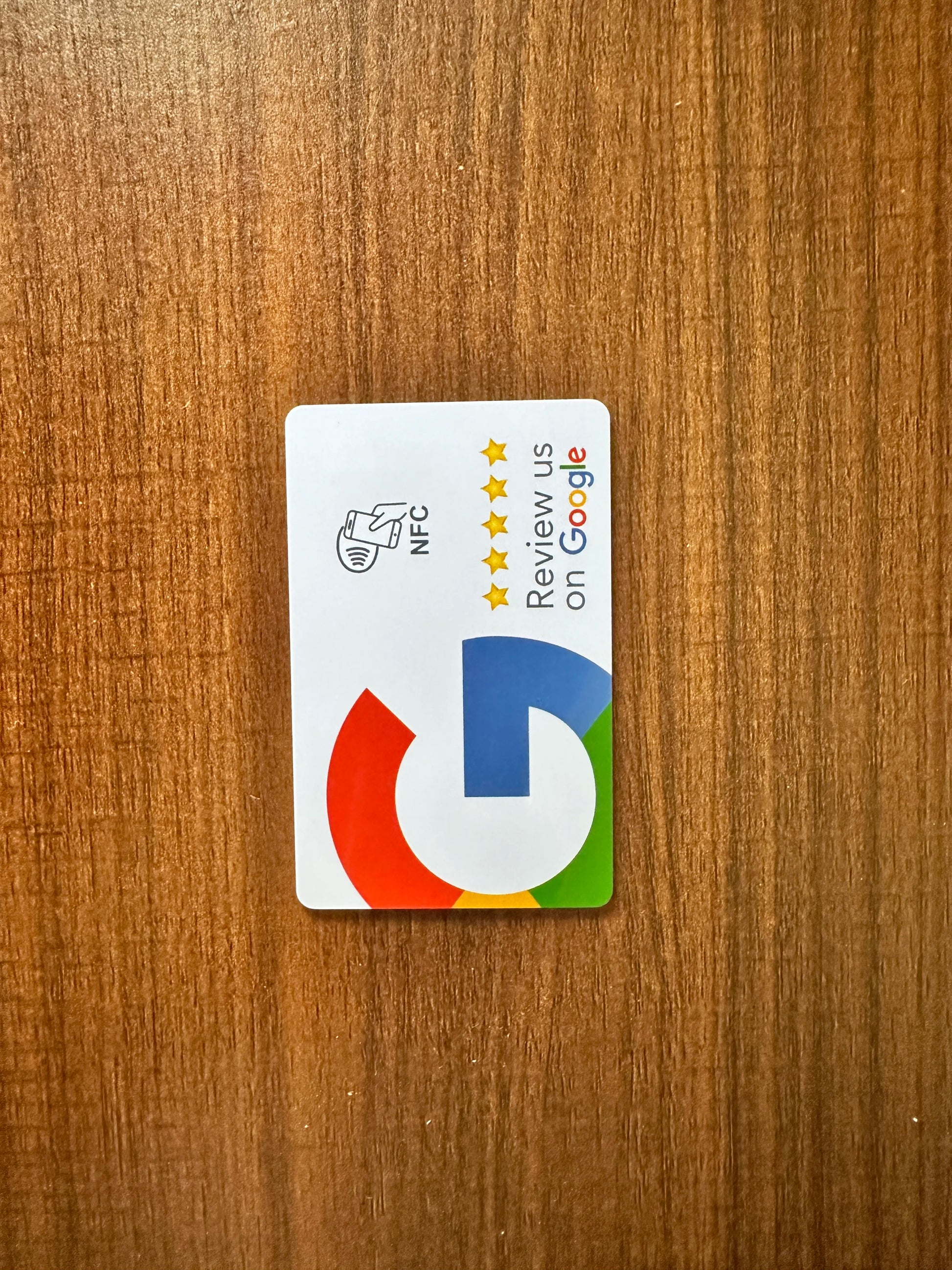 Transform Your Business with NFC 215 Programmable Google Review Acrylic Stickers - Waterproof & Stylish NFC Stand for Customer Feedback