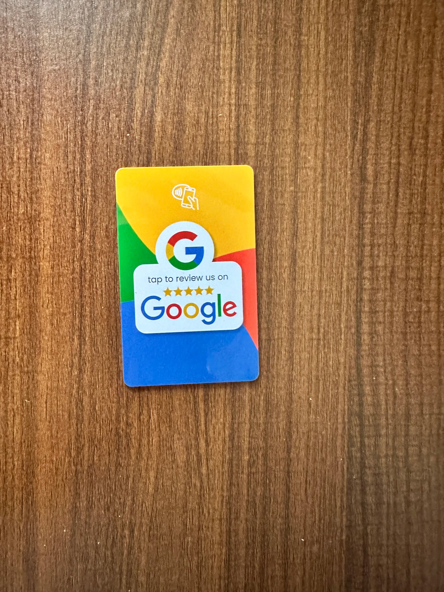 Transform Your Business with NFC 215 Programmable Google Review Acrylic Stickers - Waterproof & Stylish NFC Stand for Customer Feedback